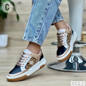 Tenis Cuero Sofi Negro