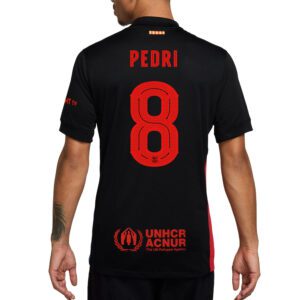 Camisa Barcelona Negra Pedri 24/25