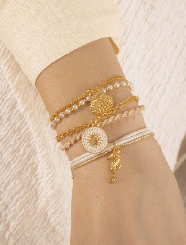 Pulsera y Aretes Caballito de Mar