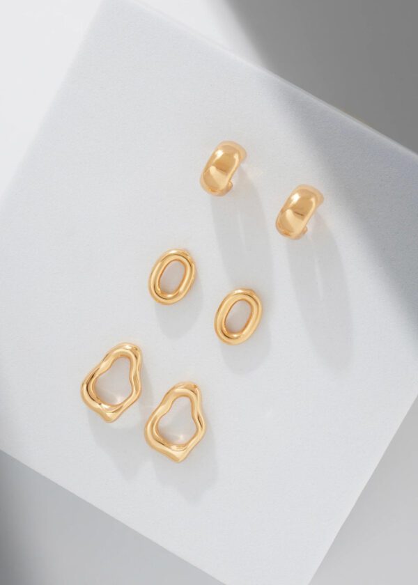 Set Aretes Amorfa - Imagen 2