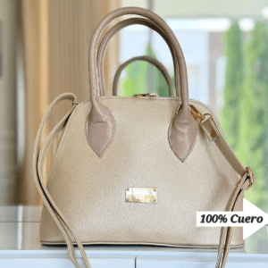 Bolso Cuero Beige